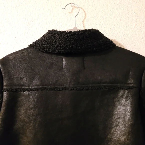 NWT Marrakech Women's Marissa Sherpa Fully Lined Moto/Bikers Jacket  Size Small - Picture 14 of 16